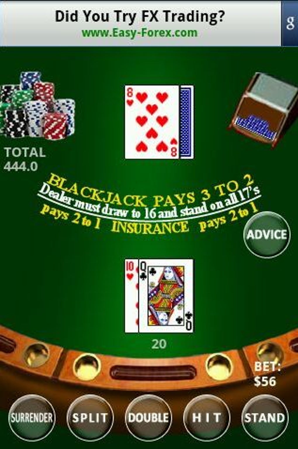 Royal Blackjack Table